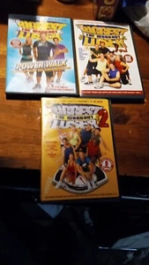 3 the biggest loser dvd lot the workout 1 &2 powerwalk excersize - Picture 1 of 1