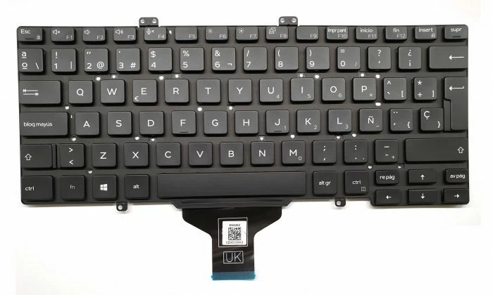 DELL NWYRY Latitude 7400 Non-Backlit Spanish Keyboard - Image 1 of 1