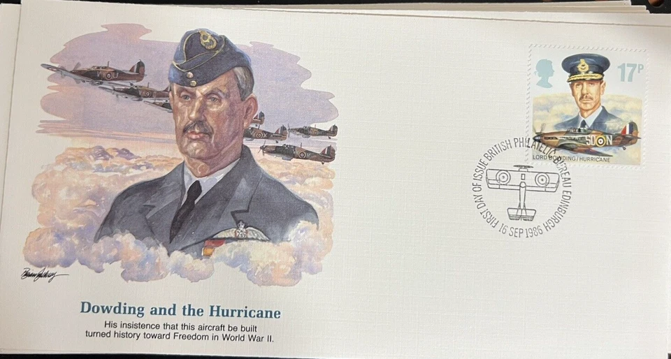 GREAT BRITAIN 1986 FDC.History of Royal Air Force Sg1366. No address/Clean Cover - Image 1 of 1