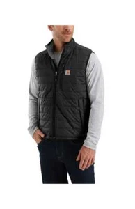 CARHARTT GILET GILLIAM VEST BLACK - Foto 1 di 2
