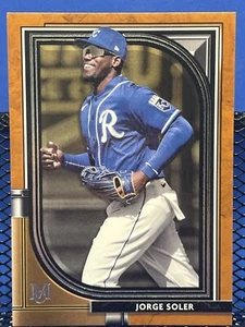 2021 Topps Museum Collection JORGE SOLER Kansas City Royals Base 22 - Picture 1 of 2
