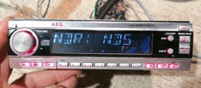 Org. AEG CS MP300 Autoradio Car CD MP3 Player  - Bild 1 von 4