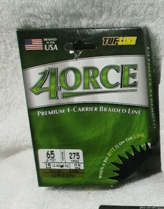 Tuf-Line 4ORCE 65 LB X 275 YD ' Green Fishing Line - Picture 1 of 1