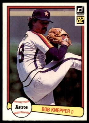 1982 Donruss Baseball Card Bob Knepper Houston Astros #41 - Image 1 of 2