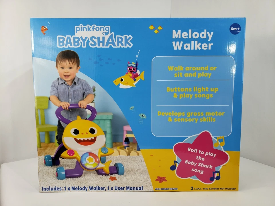 Pinkfong Baby Shark Melody Walker 6m - 100 Authentic