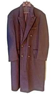 Lauren Ralph Lauren Double Breasted Wool Overcoat Trench Coat Men's Size XL - Picture 1 of 13