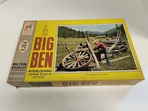 Vintage Big Ben Jigsaw Puzzle1968 1000 pieces Fence Mending San Juan CO  - Picture 1 of 4