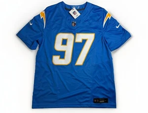 Camiseta deportiva grande Joey Bosa #97 Vapor FUSE azul Los Angeles Chargers auténtica nueva con etiquetas - Imagen 1 de 9