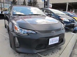 Colgan Front End Mask Bra 2pc. Fits Scion tC Coupe 2014-2016 W/License Plate - Picture 1 of 2