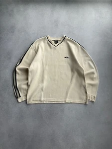 Felpa beige vintage Quicksilver tavola da surf anni 90 - Foto 1 di 11