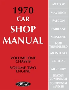 Ford Car Shop 1970 manual (juego de 5 volúmenes) - reimpresión con licencia - Imagen 1 de 8