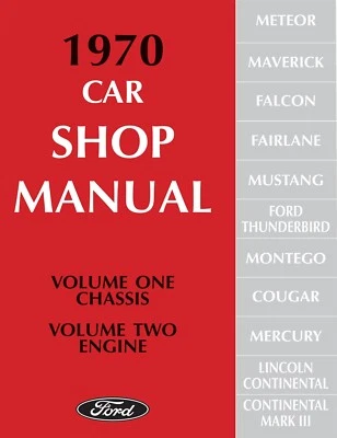 1970 年福特汽车商店手册(5 卷套装)- 授权翻印 — 第 1/4 张图片