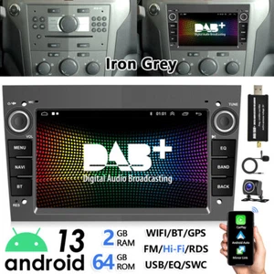 DAB+ Android13 Autoradio CarPlay Für Opel Astra H Corsa C D Zafira B GPS Navi BT - Bild 1 von 23