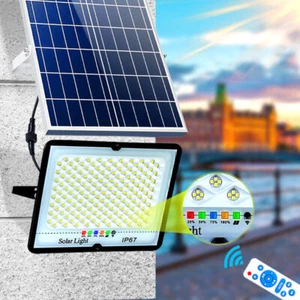 5600000lm LED Solar Street Lights Security Flood Lamp Motion Sensor Outdoor Wall - Picture 1 of 12