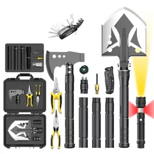 Multifunctional Foldable Tactical Shovel Emergency Tool for Camping (TD14-36) - Picture 1 of 7