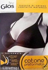 REGGISENO GIOS GINGSENG TRIANGOLO BIANCO NERO TG DA 1 A 5 COPPA B - Bild 1 von 1