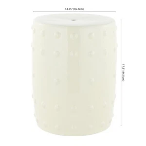 Safavieh PASHET 17.75" GARDEN STOOL, Reduced Price 2172747780 ACS4590A - Picture 1 of 5