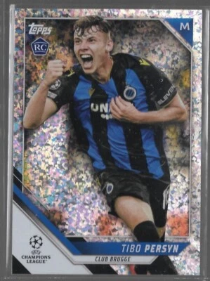 2021-22 Chrome UEFA Champions Sparkle Refractor #40 Tibo Persyn RC Rookie - Image 1 of 2