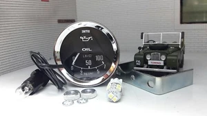 Austin Mini Land Rover Series 1 2 2a 3 86 88 OEM Smiths 2" Oil Pressure Gauge - Picture 1 of 2