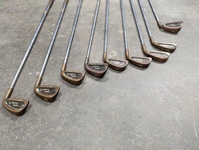 8 Copper Classic I BERYLLIUM BECU Copper 2-PW Golf True Temper Iron Set with bag - Image 1 of 3