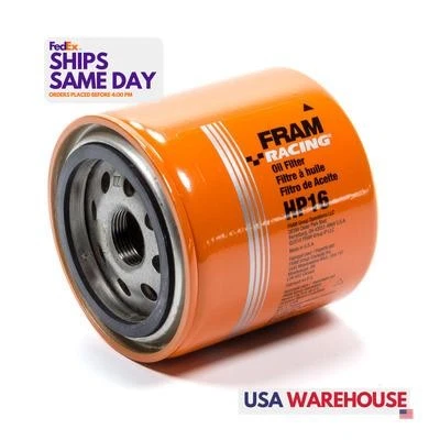 Fram HP16, One Fits Performance Oil Filter Ford 4.6/5.4L Dodge 5.7L Orange Perfo - Image 1 of 4