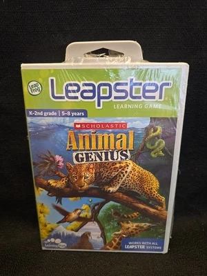 LeapFrog Leapster Animal Genius Scholastic Learning K-2nd gr.  5-8 years NEW BX8 - Image 1 of 4