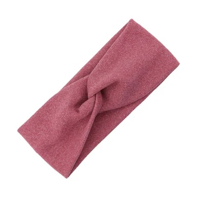 Diademas acanaladas lisas para bebé diademas anudadas para el cabello atadas imitación cachemir cabeza ancha Foto 1 de 4