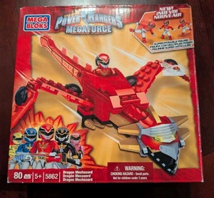 MEGA BLOKS POWER RANGERS MEGAFORCE TIGER MECHAZORD 82 PCS KIT #5864 NIB 2013 - Picture 1 of 4
