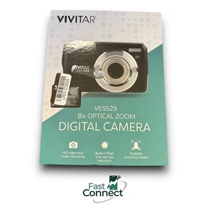 📸 Vivitar VES 529 Digital Camera – 8X Optical Zoom – HD Photo & Video Open Box - Picture 1 of 6