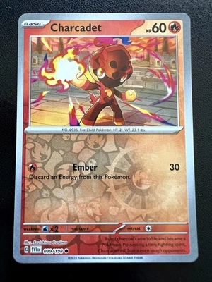 Charcadet - Common SV01: Scarlet & Violet Base Set Reverse Holo 039/198 NM - Image 1 of 2