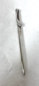 TIFFANY & Co Elsa Peretti Silver Ballpoint Pen Works No Bag no Box - Picture 1 of 4