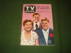 Mai 1954 TV Guide Die Nelsons Mutter & Söhne von Ozzie & Harriet, PHILA AUSGABE - Bild 1 von 3