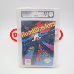 NES Nintendo ROADBLASTERS / ROAD BLASTERS - VGA GRADED 85 NM+! NEW & Sealed!