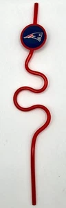 New England Patriots NFL Pro Football Sports Banquet Party Favor Krazy Straws - Picture 1 of 2