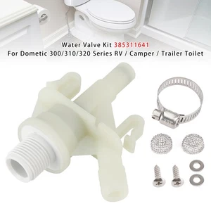 Water Valve Kit Für Dometic 300/310/320 Series RV / Camper / Trailer Toilet - Bild 1 von 13