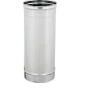 TUBO IN ACCIAIO PER CANNA FUMARIA CM 50 INOX 304 8 DC DIAMETRO 120 - Imagen 1 de 2
