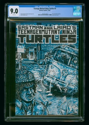 TEENAGE MUTANT NINJA TURTLES (1985) #3 CGC 9.0 TMNT MIRAGE STUDIOS 1st PRINT - Image 1 of 2