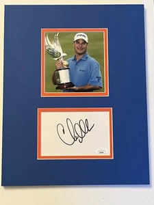 FLORIDA GATORS PGA GOLFER CHRIS DIMARCO SIGNED AUTOGRAPHED CUT MATTED PHOTO JSA - Picture 1 of 1