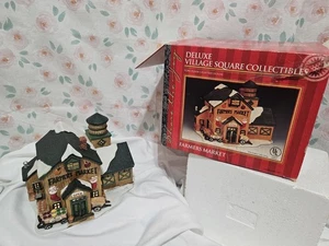 LEMAX, BELEUCHTETER BAUERNMARKT ERNTEÜBERGANG 1998 MIT OVP #85277 - Bild 1 von 12