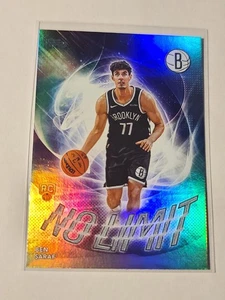2025-26 Topps No Limit Ben Saraf RC #NL-26 Rainbow Foil Brooklyn Nets - Picture 1 of 2