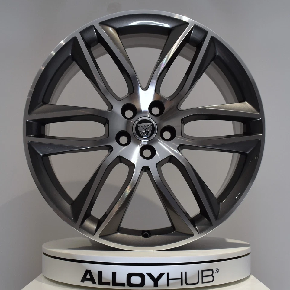 ORIGINAL JAGUAR F-TYPE GYRODYNE 20" ZOLL GRAU / CUT ALUFELGE VORNE X1 - Bild 1 von 3