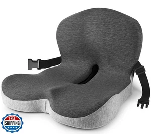 MYFAMIREA LKW Sitzkissen, Memory Foam Trucker Sitzkissen für LKW Driv - Bild 1 von 5