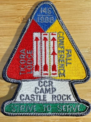 1988 Fall Conference Tichora Lodge 146 Four Lakes Council Patch Wisconsin OA BSA - Image 1 of 2