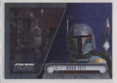 2016 Topps Star Wars Evolution Purple Lightsaber Boba Fett #52 1j8 - Image 1 of 3