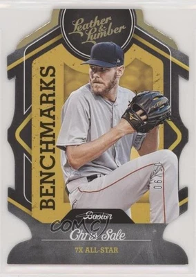 2019 Panini Leather & Lumber BenchMarks Holo Gold /10 Chris Sale #B-19 - Image 1 of 2