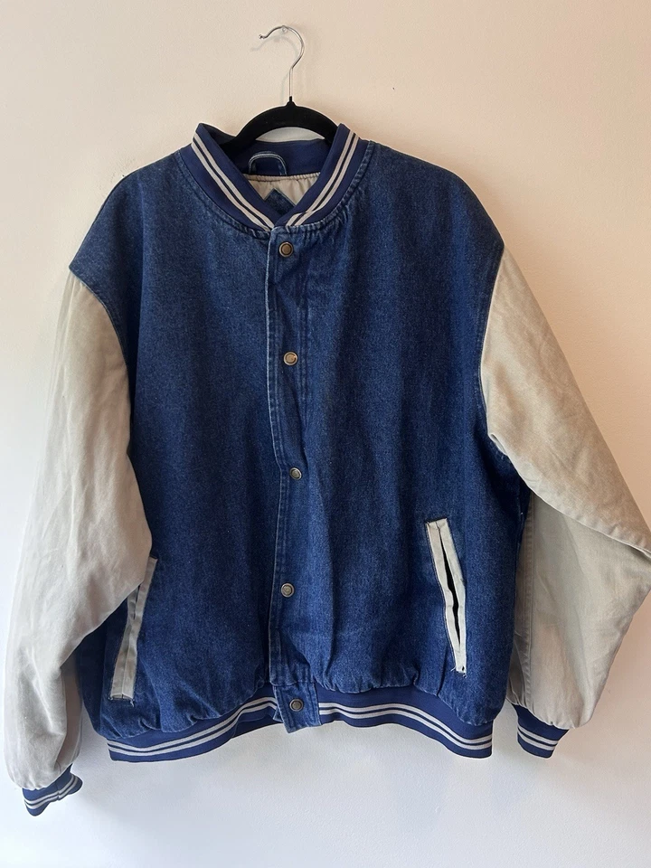 Chaqueta Vaquera Yukon Trail Vintage Años 90 Y2K Para Hombres XX-Grande XXL Universitaria Abotonada Foto 1 de 4