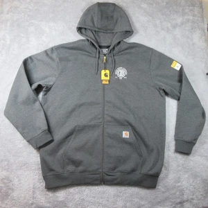 Carhartt Sweatshirt Hoodie Herren XL grau Loose Fit Midweight Full Zip Work Wear - Bild 1 von 12