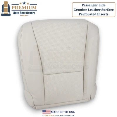 Para Lexus LS460 2007-2012 cuero genuino perfecto Cubierta inferior de alabastro para pasajeros Foto 1 de 4