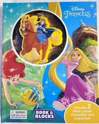 Disney Princess Book & Blocks- NEW with puzzle, book and playmat! - Image 1 of 4