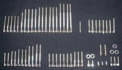 Yamaha Virago XV700 XV750 1986-1997 Stainless Engine Bolt Set Polished Kit - Image 1 of 3